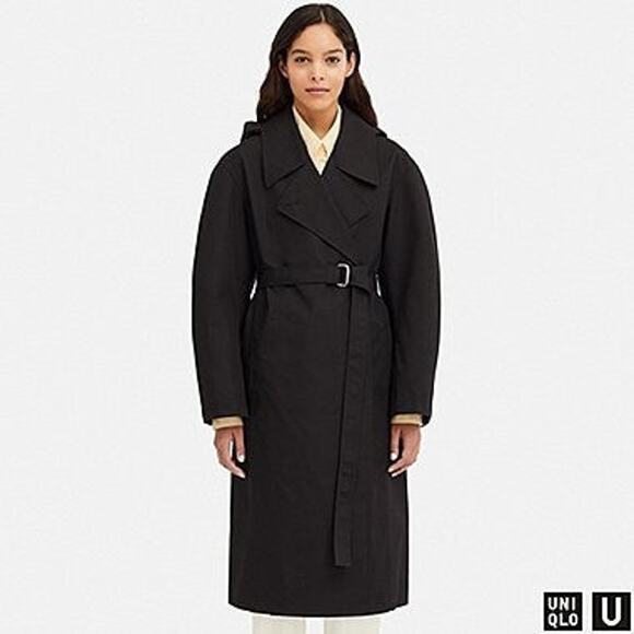 Uniqlo Women U Blocktech Trench Coat - M - Picture 1 of 4